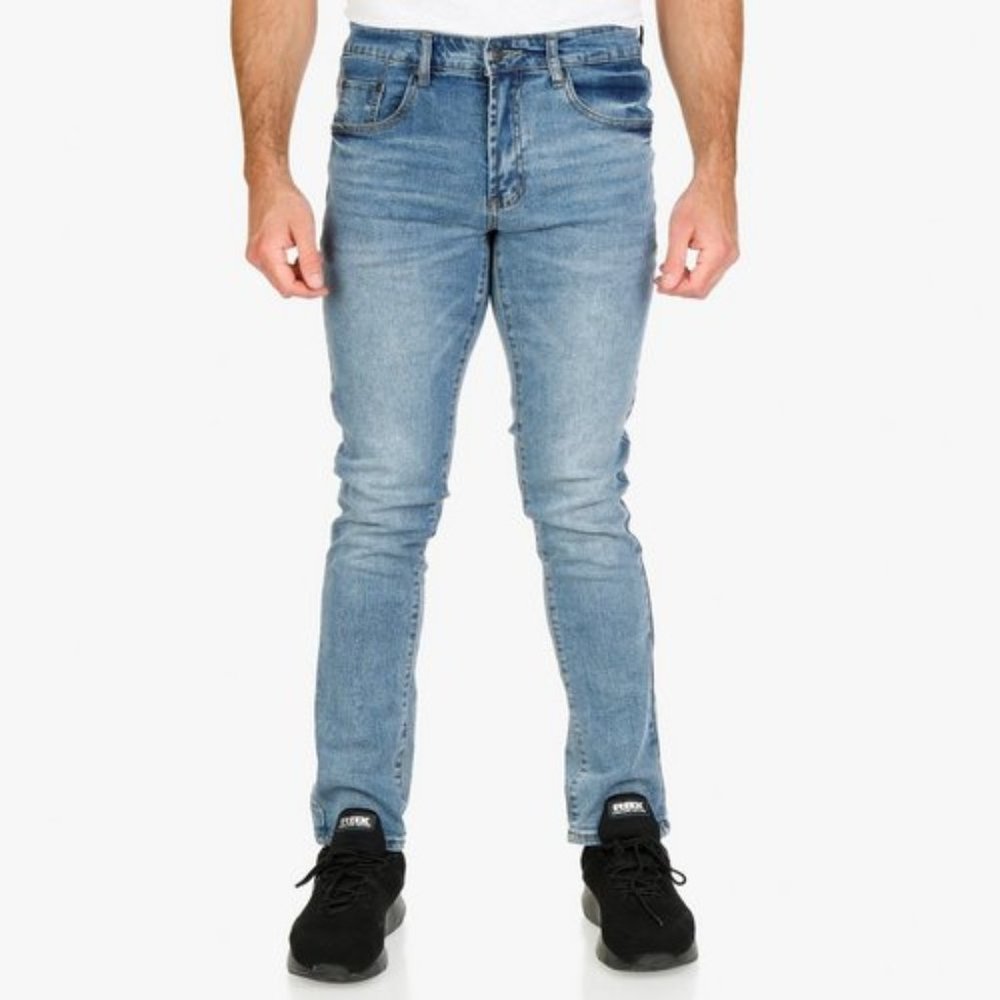 Aeropostal Men's Super Skinny Max Stretch Jeans - Medium Wash